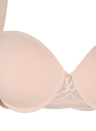 Zizzi Soutien-gorge moulé avec résille, Nude, Packshot image number 2