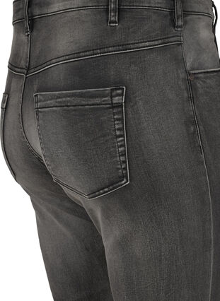 Zizzi  Emily jeans slim fit taille normale, Dark Grey Denim, Packshot image number 3