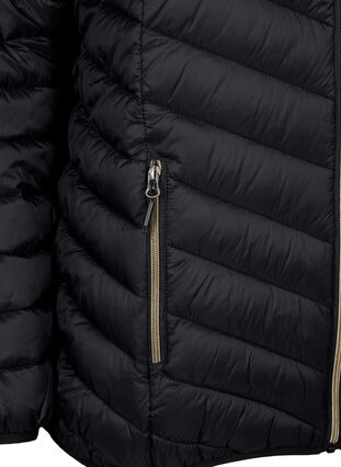 Zizzi Veste légère à capuche, Black, Packshot image number 2