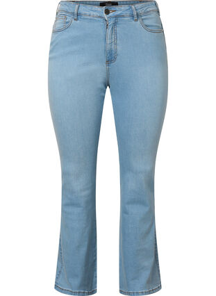 Zizzi Jeans bootcut Ellen à taille haute, Ex Lgt Blue, Packshot image number 0