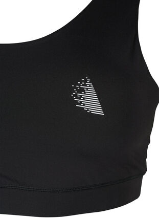 Zizzi Soutien-gorge de sport avec bretelles croisées dans le dos, Black, Packshot image number 2