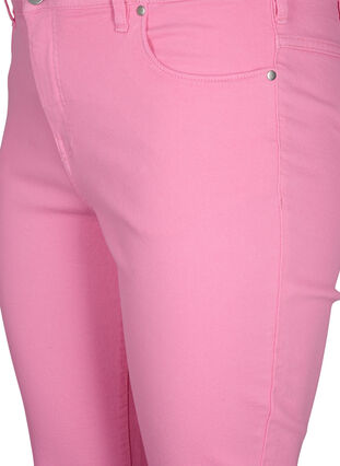 Zizzi Pantalon capri Emily ajusté, Rosebloom, Packshot image number 2