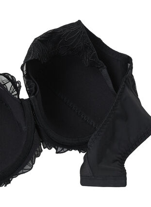 Zizzi Soutien-gorge en dentelle rembourré avec armature, Black, Packshot image number 2