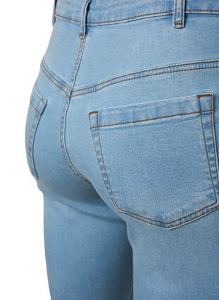 Zizzi Jeans bootcut Ellen à taille haute, Ex Lgt Blue, Packshot image number 3