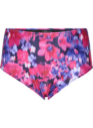 Bas de bikini à imprimé et taille haute, Pink Flower AOP, Packshot