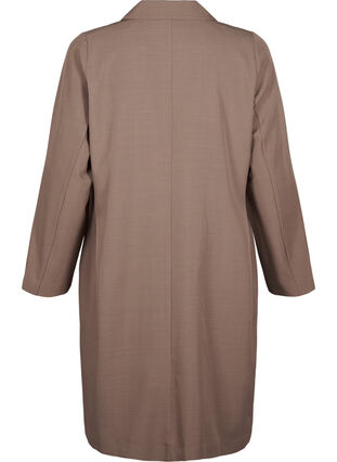 Zizzi Robe blazer croisée, Walnut, Packshot image number 1