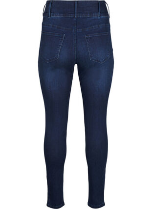 Zizzi Jean Bea super mince avec taille extra haute, Dark Blue, Packshot image number 1