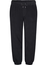 Pantalon en velours côtelé avec ceinture élastique