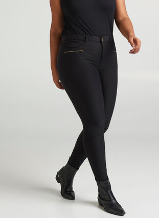 Zizzi Pantalon, Black, Model image number 3