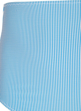 Zizzi Bas de bikini rayé avec une taille extra haute, BlueWhite Stripe AOP, Packshot image number 2