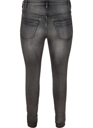 Zizzi Jean Amy super slim à taille haute, Dark Grey Denim, Packshot image number 1