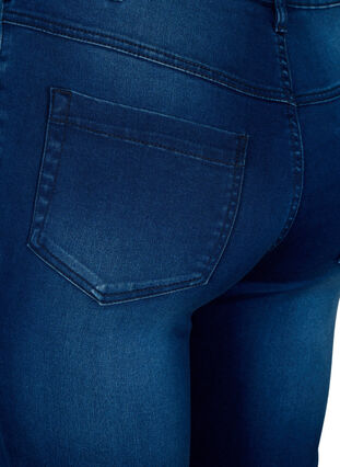 Zizzi Jean Amy super slim à taille haute, Blue Denim, Packshot image number 3