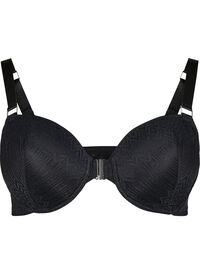 Soutien-gorge moulé à dentelle et à fermeture avant