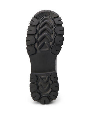 Zizzi Bottine Chelsea croco en cuir, Black, Packshot image number 5