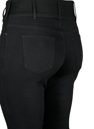 Zizzi Jean Bea super mince avec taille extra haute, Black, Packshot image number 3