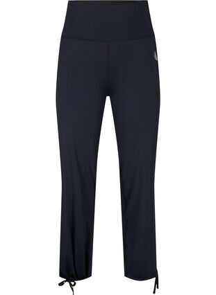 Zizzi Pantalons de survêtement amples avec cordon, Black, Packshot image number 0