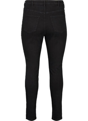 Zizzi Jean Amy à taille haute avec un ajustement super mince, Black, Packshot image number 1