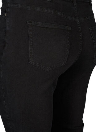 Zizzi Jean Amy à taille haute avec un ajustement super mince, Black, Packshot image number 3