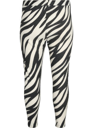 Zizzi Leggings avec imprimé zébré, White Zebra, Packshot image number 1