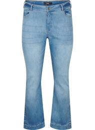 Jeans bootcut avec fente, Blue Denim, Packshot