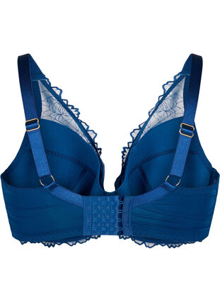 Zizzi Soutien-gorge en dentelle avec armatures et rembourrage, Blue Opal, Packshot image number 1