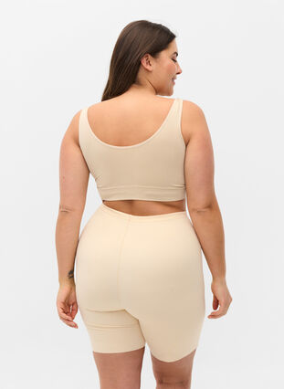 Zizzi Short shapewear léger à taille haute, Nude, Model image number 1