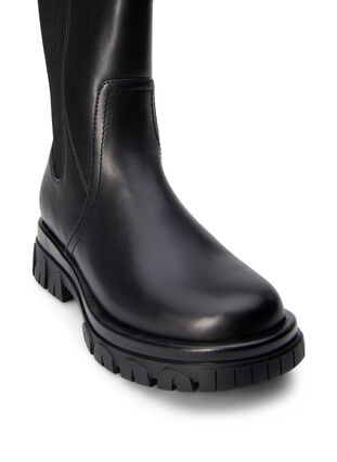 Zizzi Large - Bottes courtes avec élastique, Black, Packshot image number 3