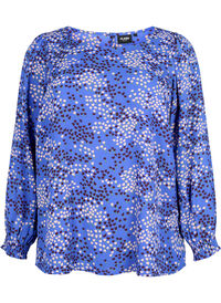 FLASH - Blouse à manches longues avec imprimé et smock