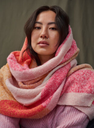 Zizzi Foulard de couleur, Azalea, Image image number 0