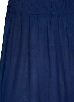 Zizzi Short taille haute en viscose, Medieval Blue, Packshot image number 2