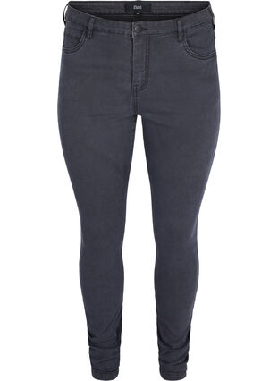 Zizzi Jean Amy super slim taille haute, Grey Denim, Packshot image number 0