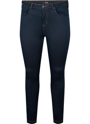 Zizzi Jean Amy super slim à taille haute, Tobacco Un, Packshot image number 0