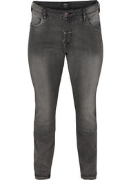 Jeans Emily Slim fit à taille régulière, Dark Grey Denim, Packshot