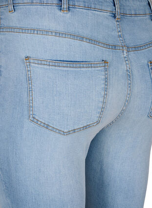 Zizzi Jean slim avec traces d'abrasion, Light Blue, Packshot image number 3