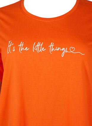 Zizzi FLASH - T-shirt avec motif, Orange.com, Packshot image number 2