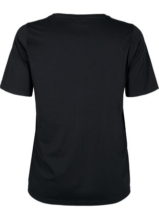 Zizzi FLASH - T-shirt avec motif, Black Be Kind, Packshot image number 1