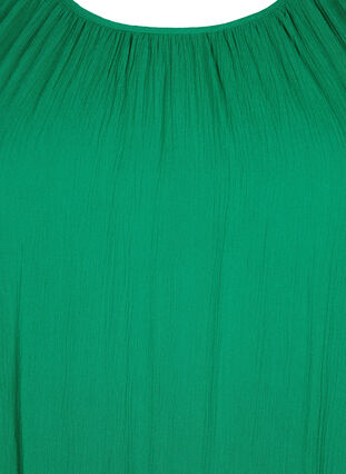 Zizzi Robe en viscose à manches courtes, Jolly Green, Packshot image number 2