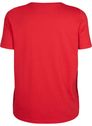 Zizzi FLASH - T-shirt avec motif, High Risk Red Heart, Packshot image number 1