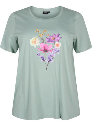 Zizzi T-shirts à motif floral, Chinois G. w. Flower, Packshot image number 0