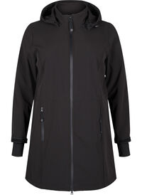 Veste softshell avec capuche amovible