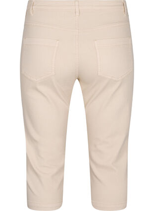 Zizzi Pantalon capri Emily ajusté, Oatmeal, Packshot image number 1