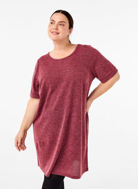 Robe t-shirt avec poches et manches courtes, Dry Rose, Model