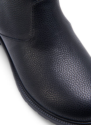 Zizzi Large - Botte Chelsea en cuir, Black, Packshot image number 2