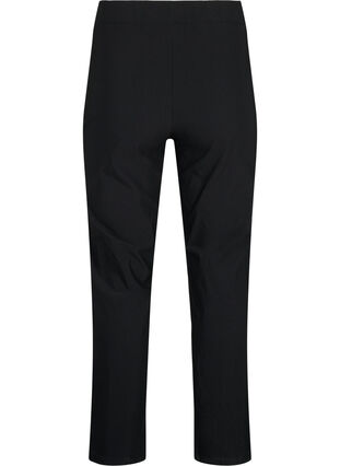 Zizzi Pantalon extensible en viscose, Black, Packshot image number 1