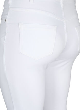 Zizzi  Emily jeans slim fit taille normale, White, Packshot image number 3