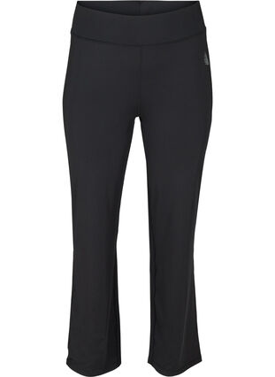 Zizzi Pantalon de sport évasé, Black, Packshot image number 0