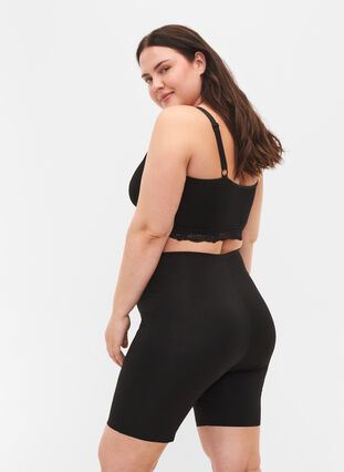 Zizzi Short shapewear léger à taille haute, Black, Model image number 1