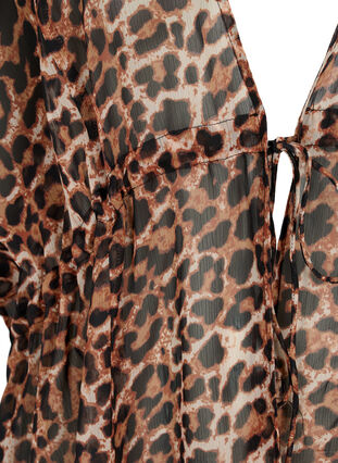 Zizzi Kimono de plage avec imprimé, Leopard, Packshot image number 2