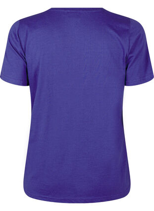 Zizzi FLASH - T-shirt avec motif, Royal Blue Miami, Packshot image number 1