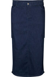 Jupe maxi en denim, Dark Blue Denim, Packshot